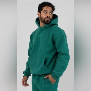 Comfrt Signature Hoodie Teal Green Unisex 2XL/XXL EUC